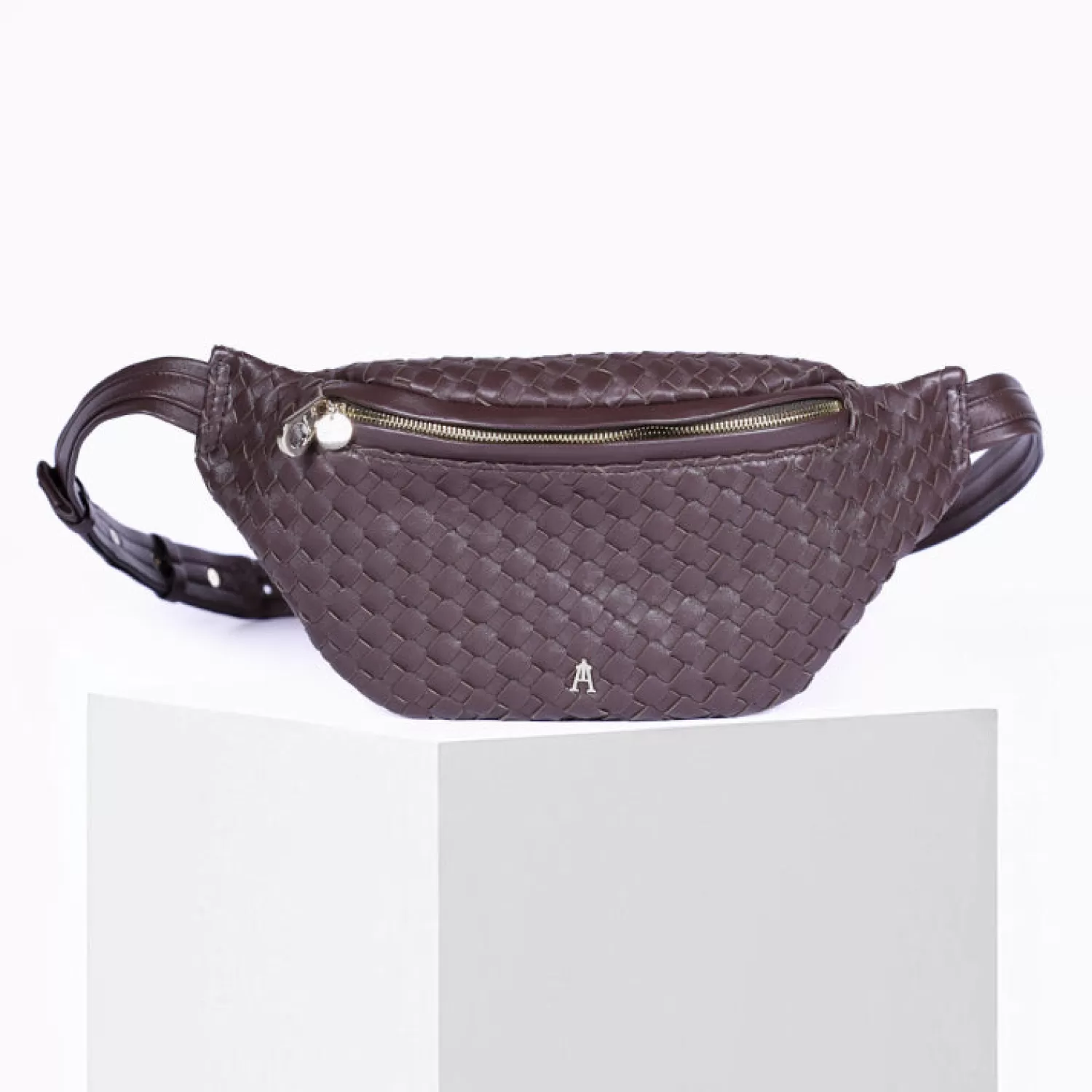 Fashion Craie Studio Belt Bag Tressé Brownie Camel