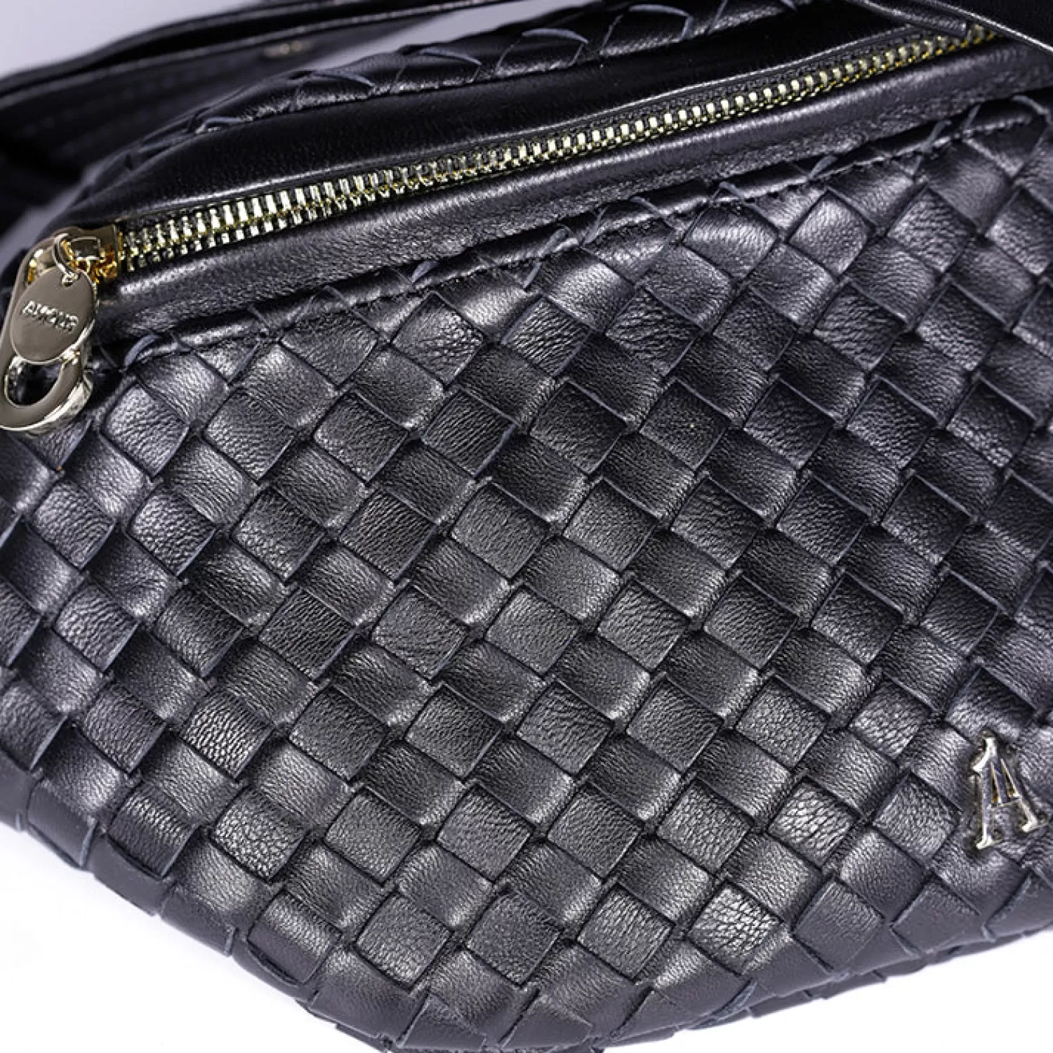 belt_bag_tress_noir_2.webp Flash Sale Craie Studio Belt Bag Tressé Noir