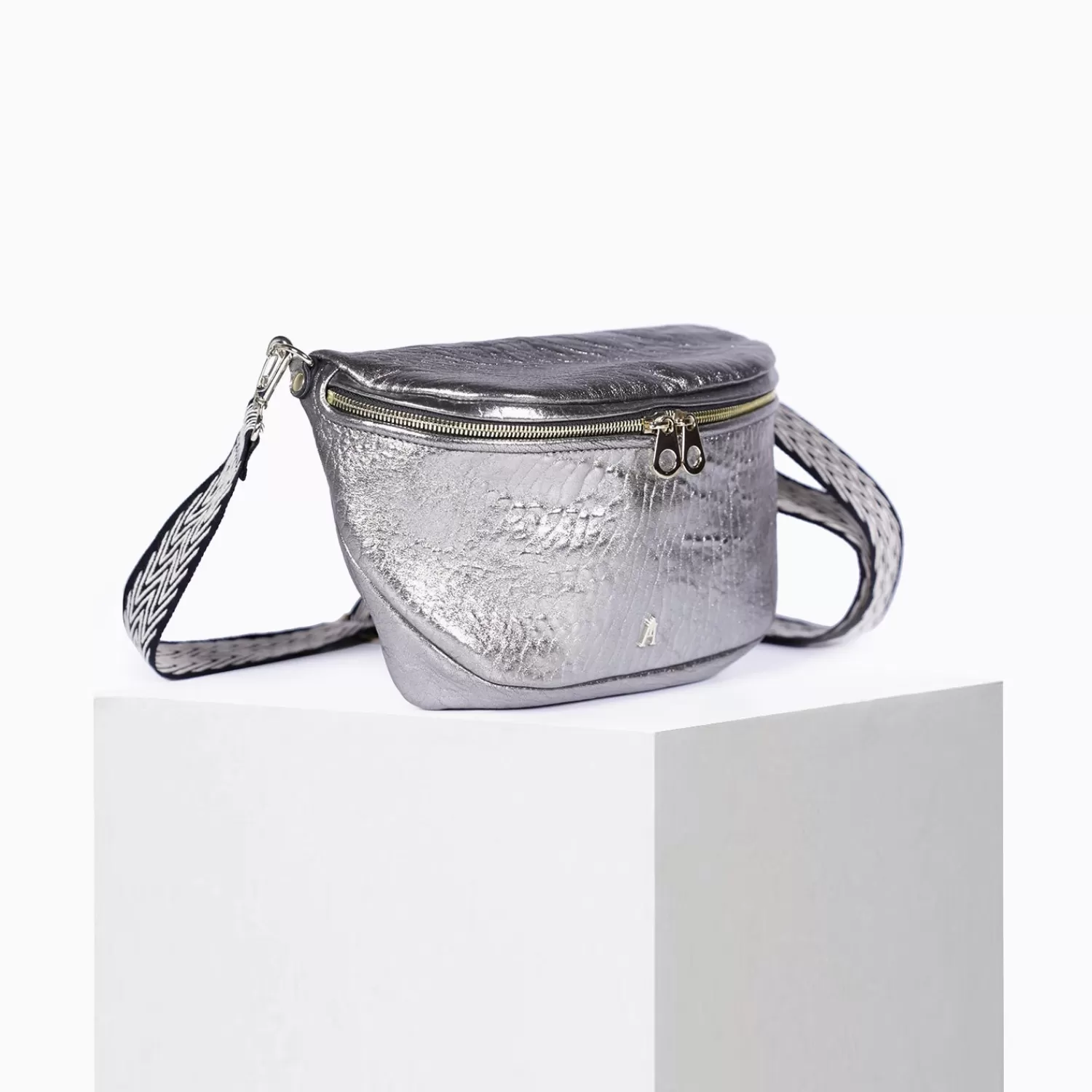 big_banane_bubble_mtal_2.webp Online Craie Studio Big Banane Bubble Métal Argent