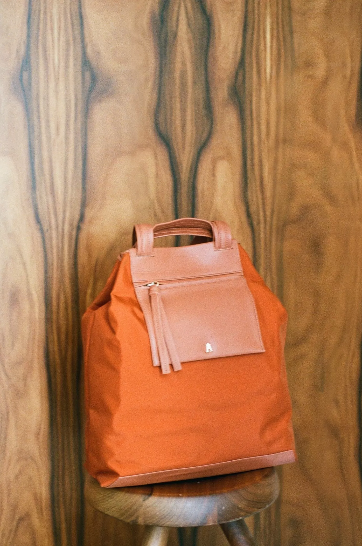 cabas_officier_nylon_orange_3.webp Clearance Craie Studio Cabas Officier Nylon Orange