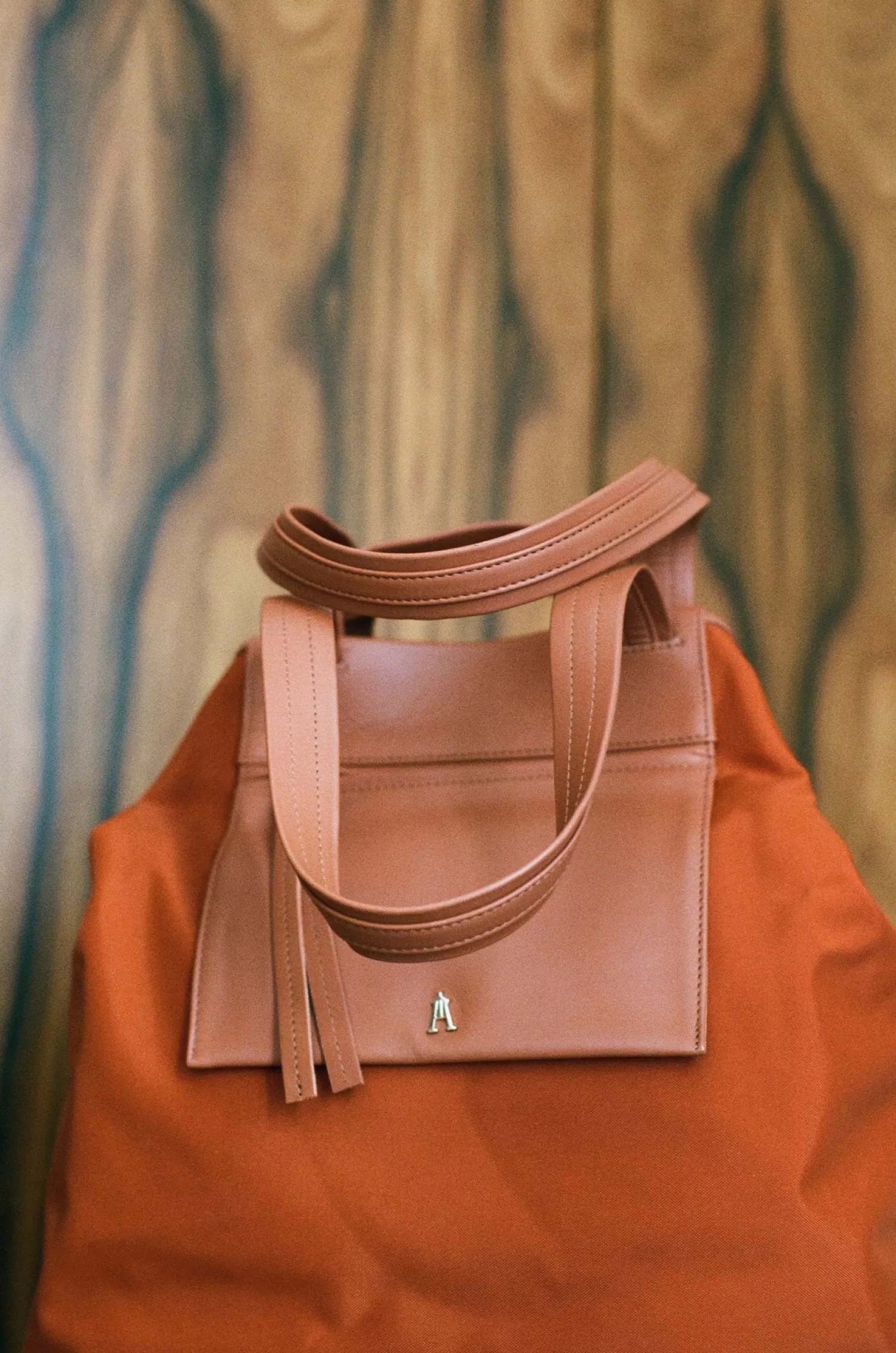 cabas_officier_nylon_orange_5.webp Clearance Craie Studio Cabas Officier Nylon Orange