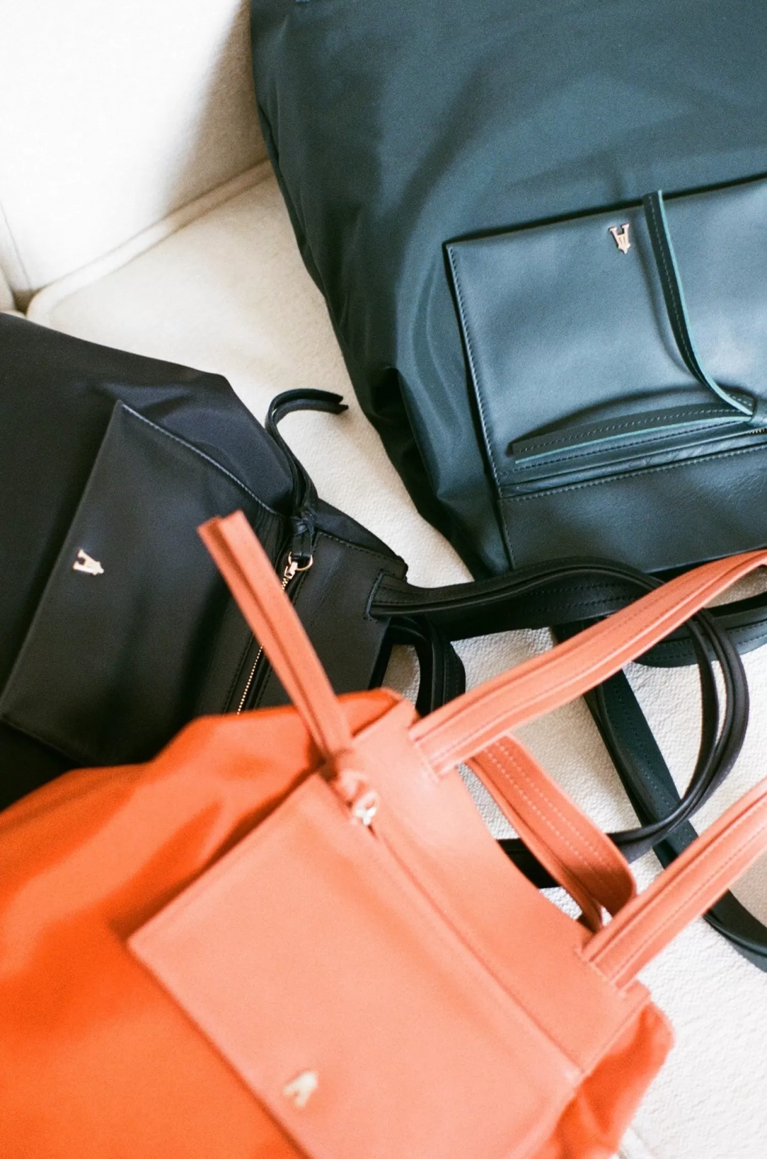 cabas_officier_nylon_orange_6.webp Clearance Craie Studio Cabas Officier Nylon Orange