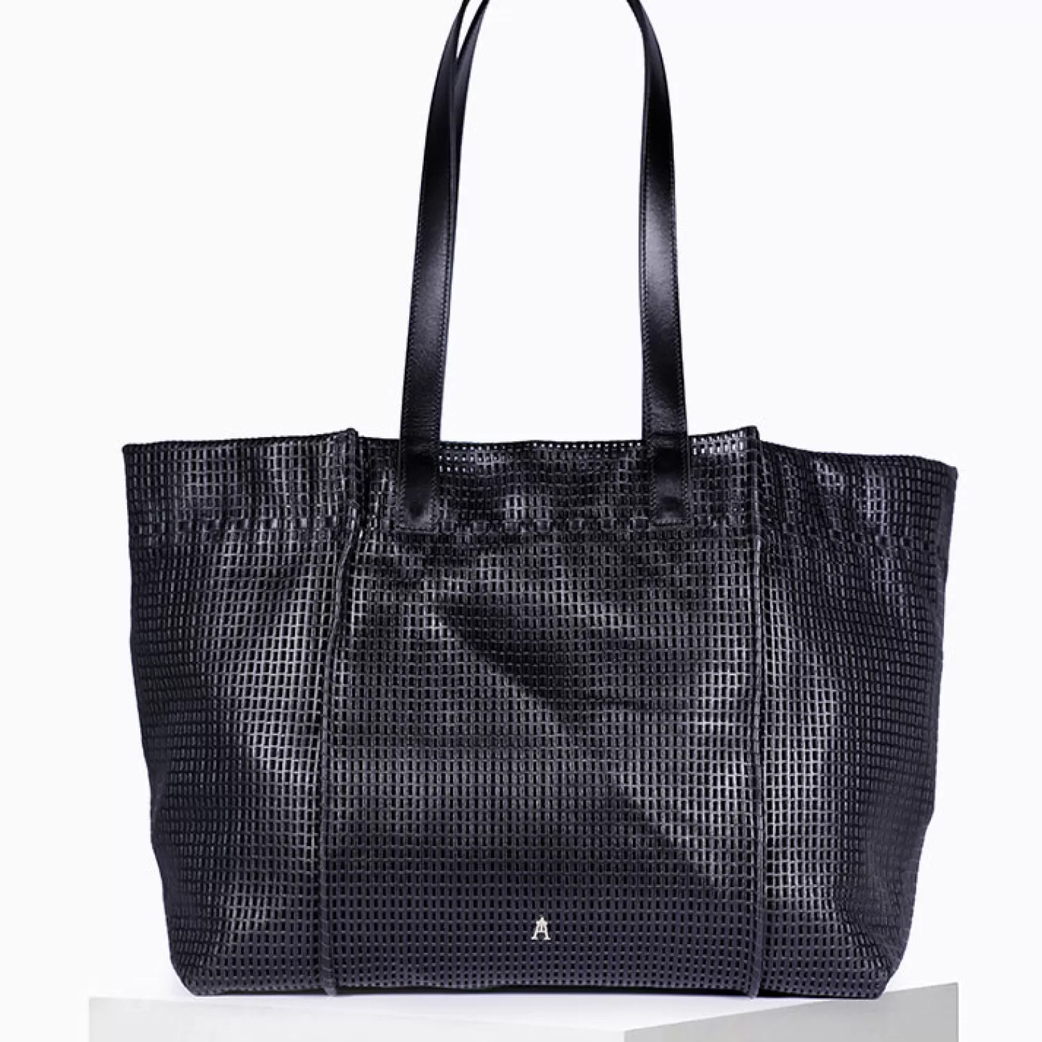 Clearance Craie Studio Grand Cabas Alba Noir