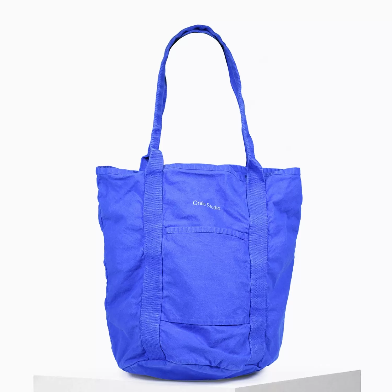 Clearance Craie Studio Petit Cabas coton Electric Bleu