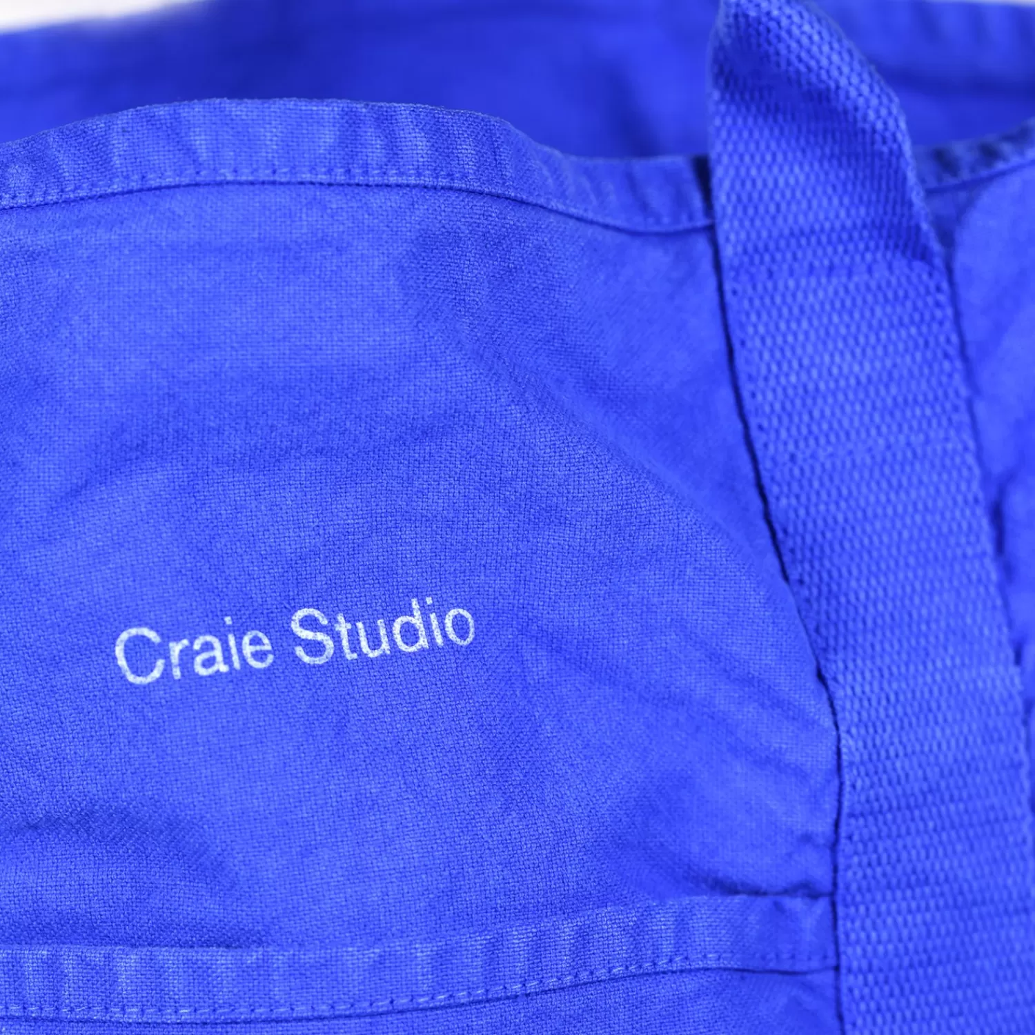 Clearance Craie Studio Petit Cabas coton Electric Bleu