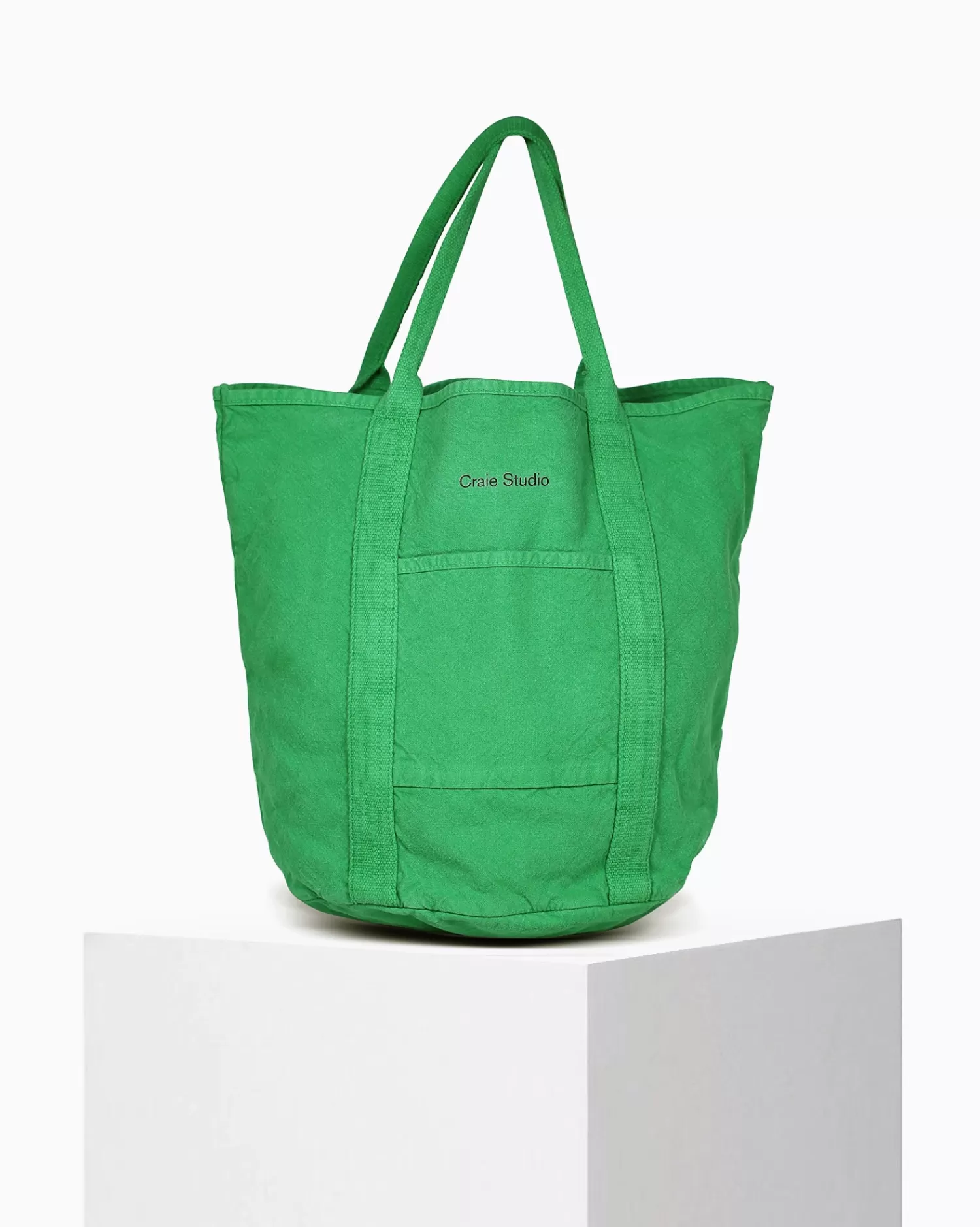 New Craie Studio Petit Cabas coton Mint Vert