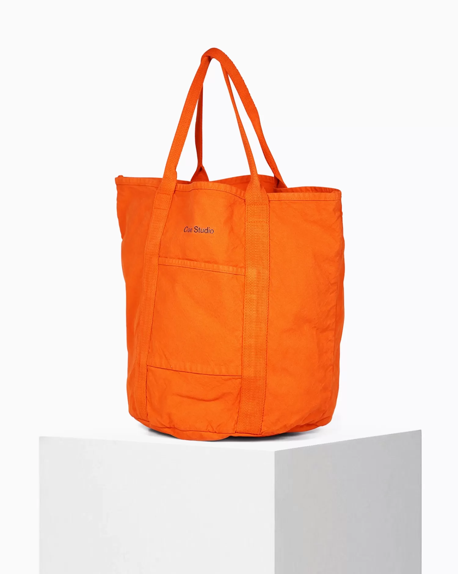 petit_cabas_coton_parrot_2.webp Best Sale Craie Studio Petit Cabas coton Parrot Orange