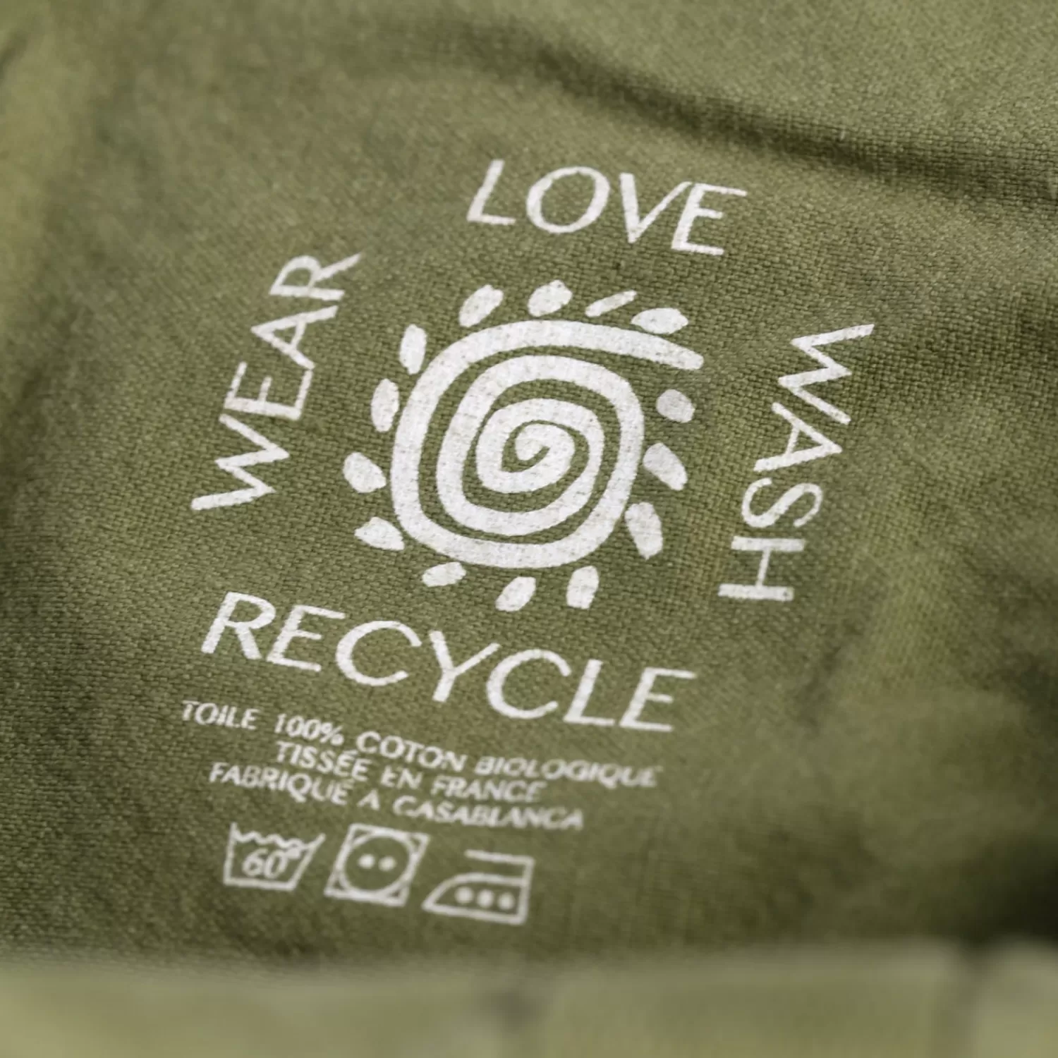 Flash Sale Craie Studio Petit Hobo coton Plante Vert