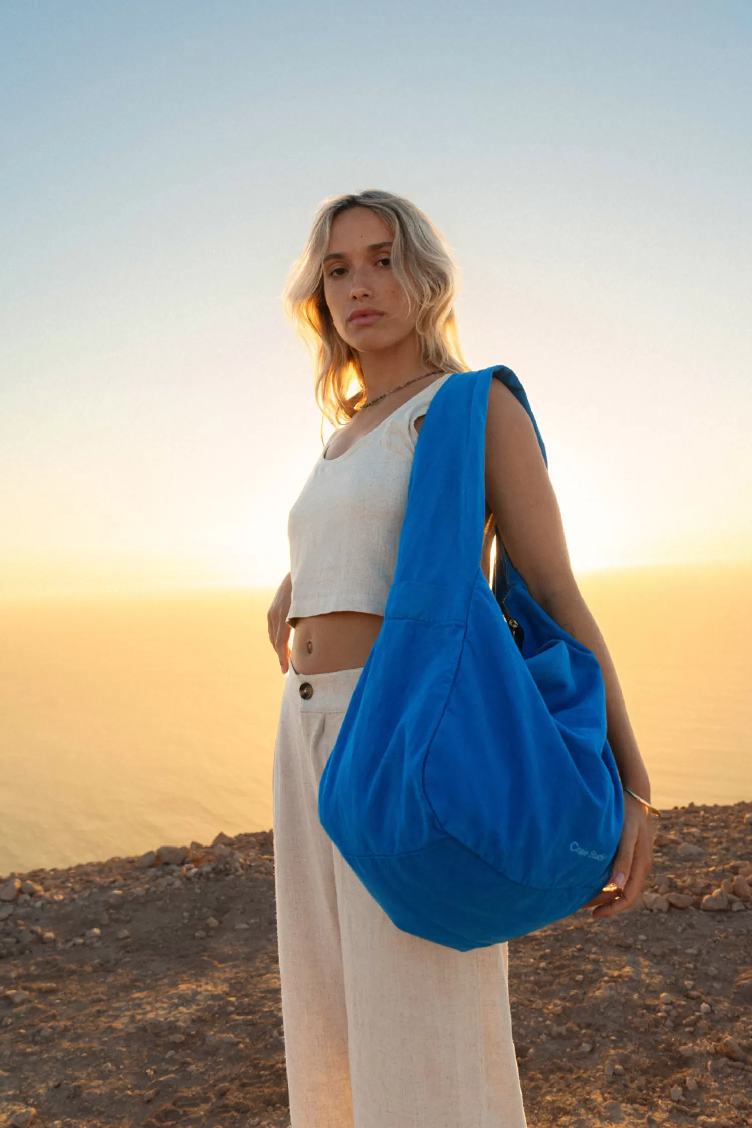 petit_sac_hobo_coton_henn_4.webp Cheap Craie Studio Petit sac Hobo coton Henné Camel