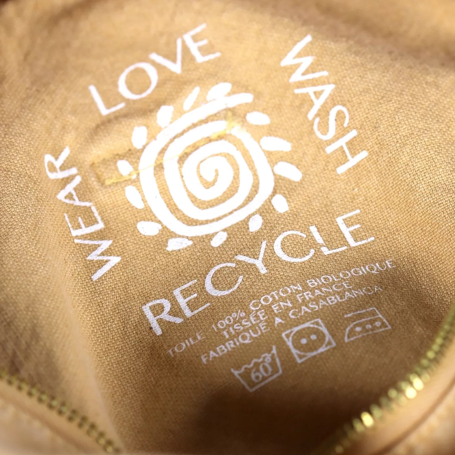 petit_sac_hobo_coton_nougat_2.webp Best Sale Craie Studio Petit sac Hobo coton Nougat Rose