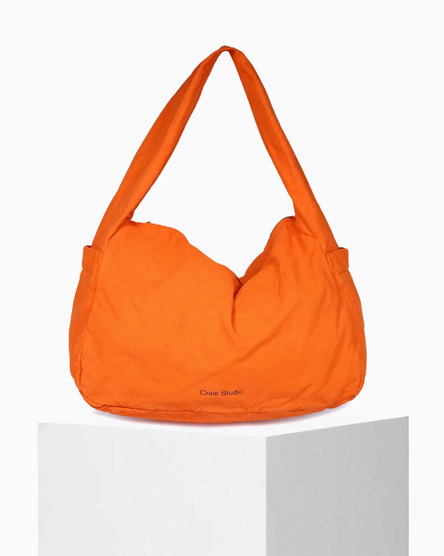 Fashion Craie Studio Petit sac Hobo coton Parrot Orange