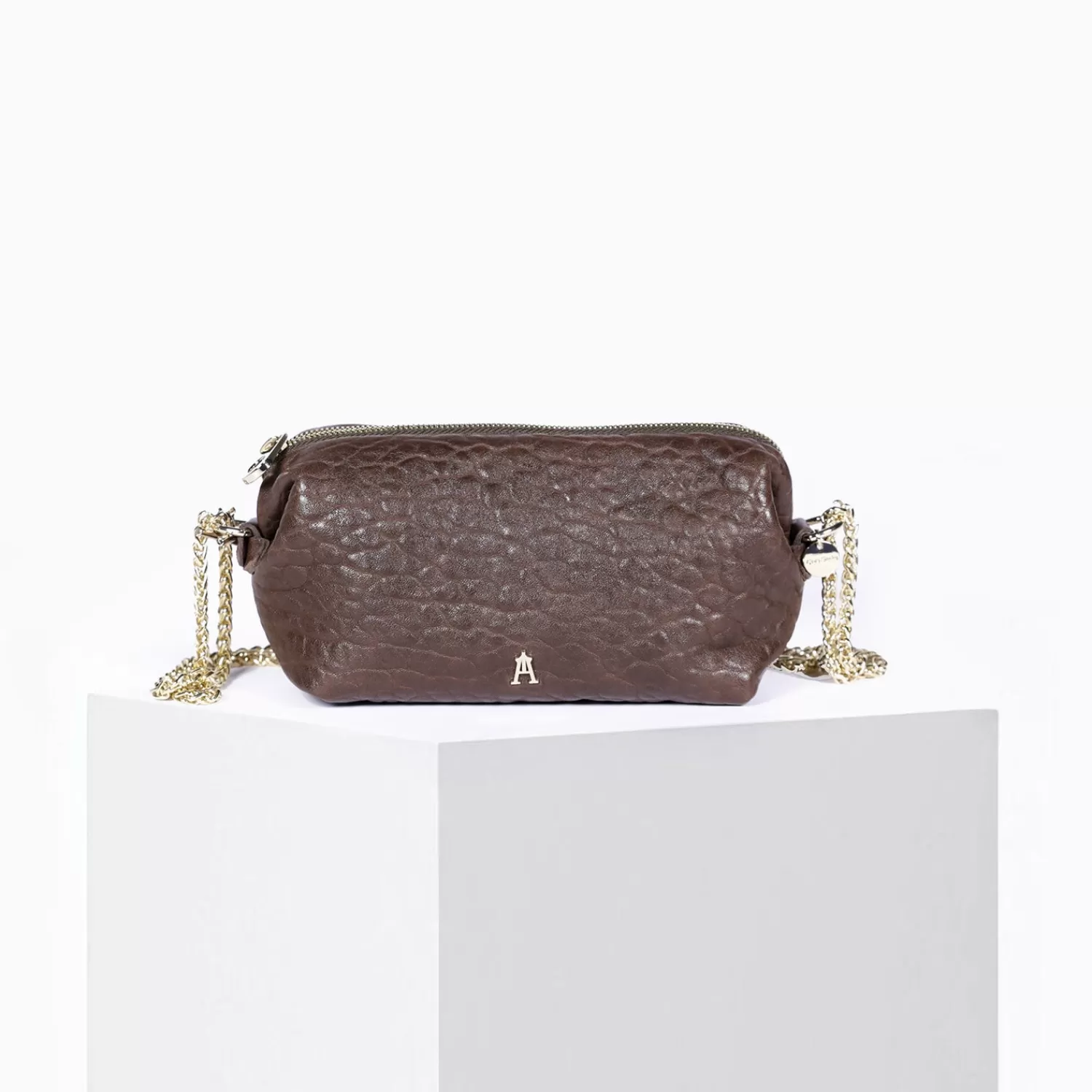 Cheap Craie Studio Pochette Nuage Bubble Brun Camel