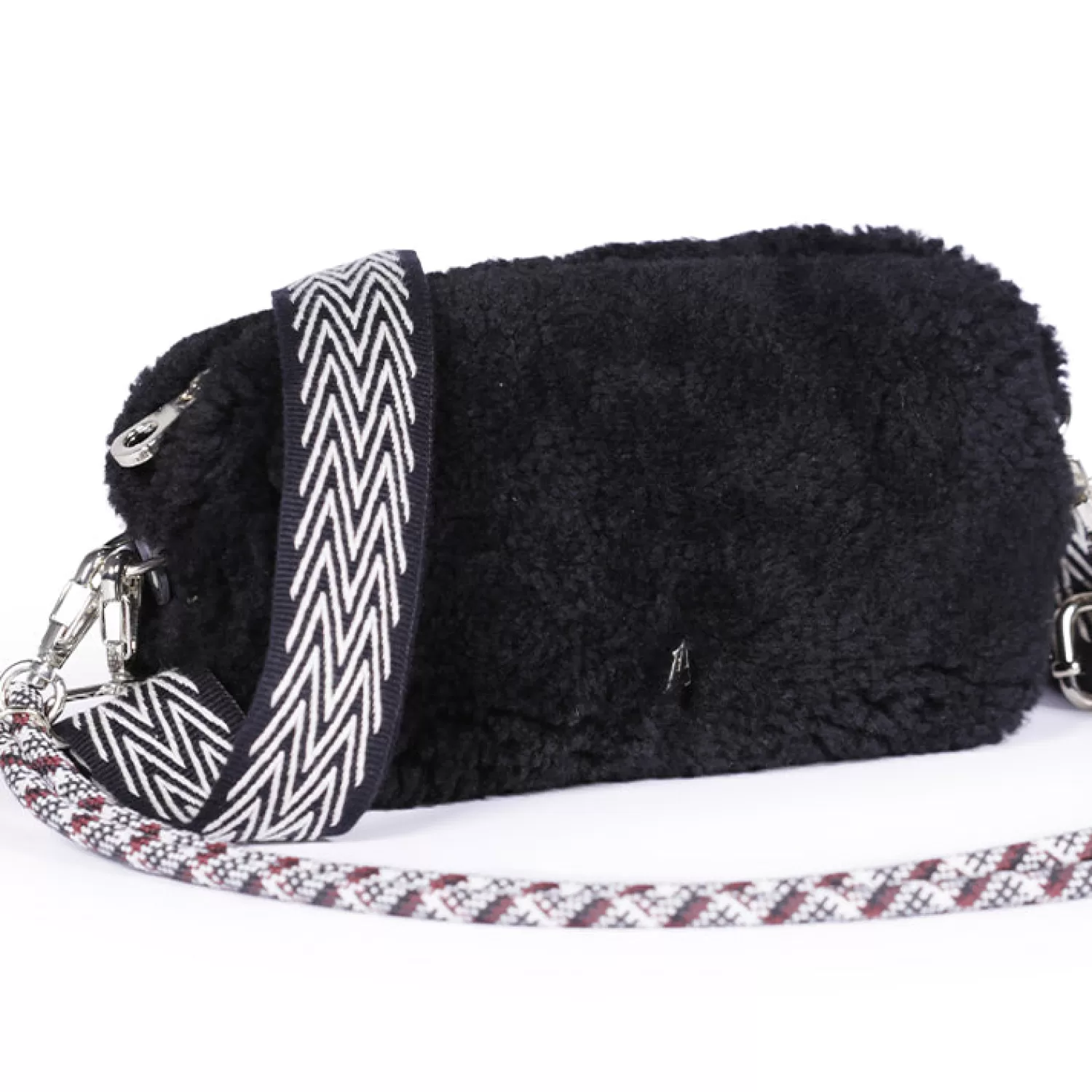Shop Craie Studio Pochette Nuage Laine Noir