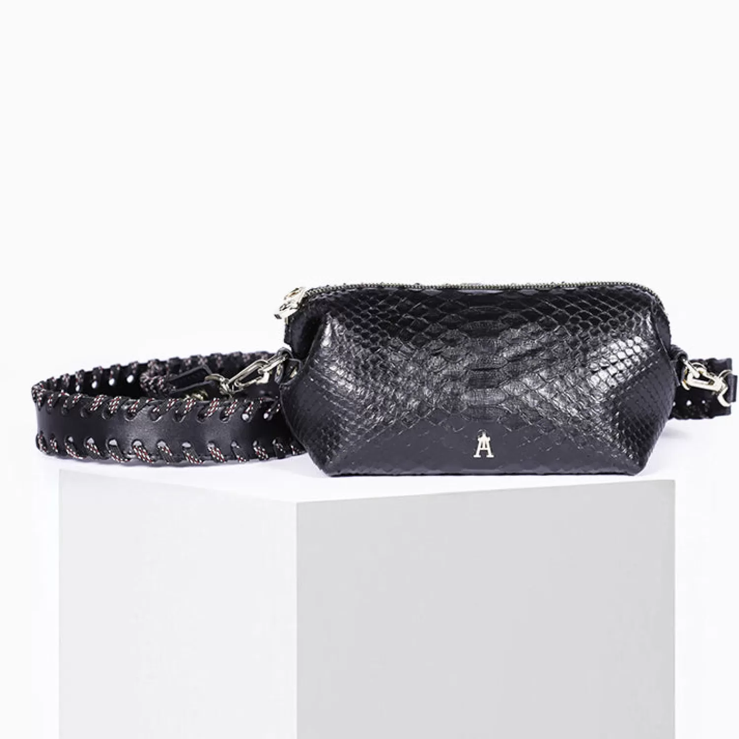 Store Craie Studio Pochette Nuage Python Noir