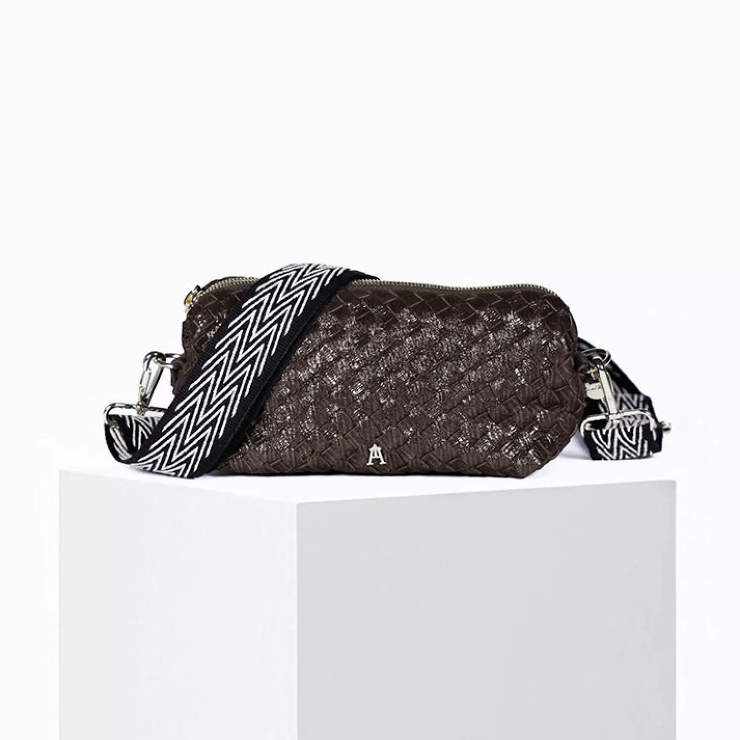 Flash Sale Craie Studio Pochette Nuage Tressé Moro Brun