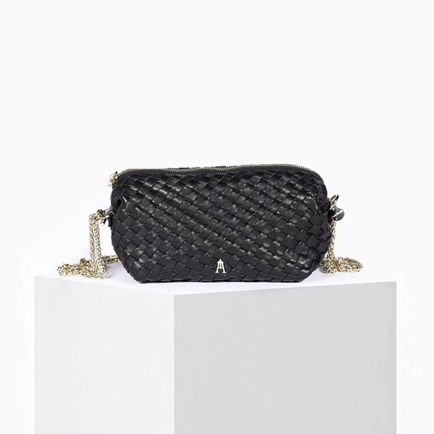 Store Craie Studio Pochette Nuage Tressé Noir