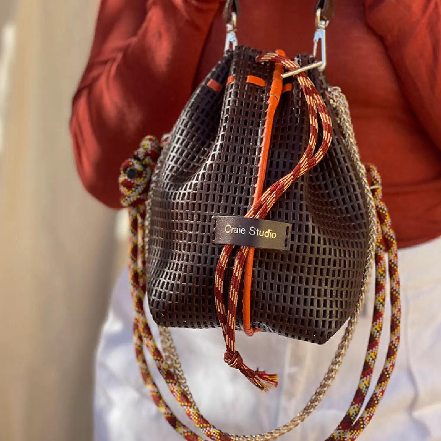 Discount Craie Studio Sac Bibi Choco Camel