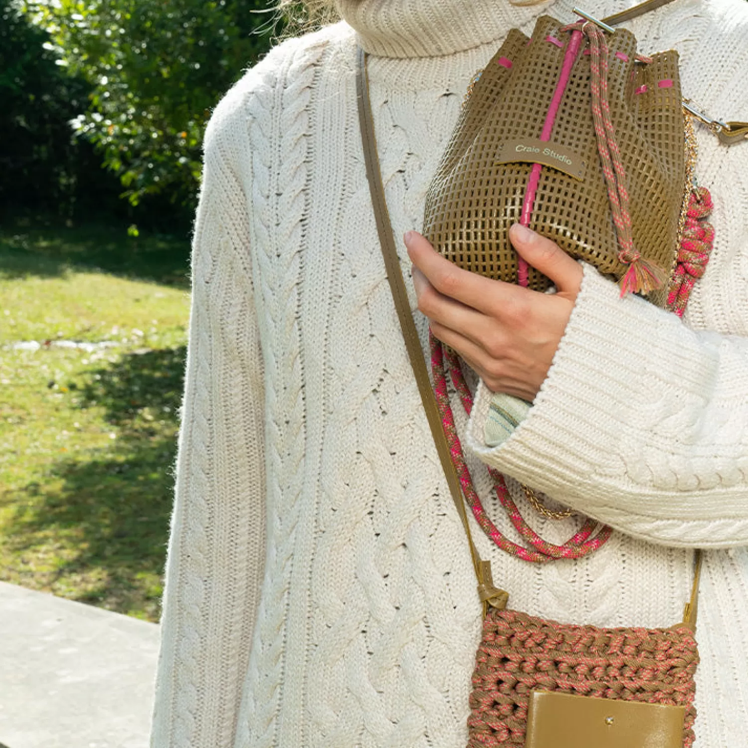 Flash Sale Craie Studio Sac Bibi Kiwi Kaki