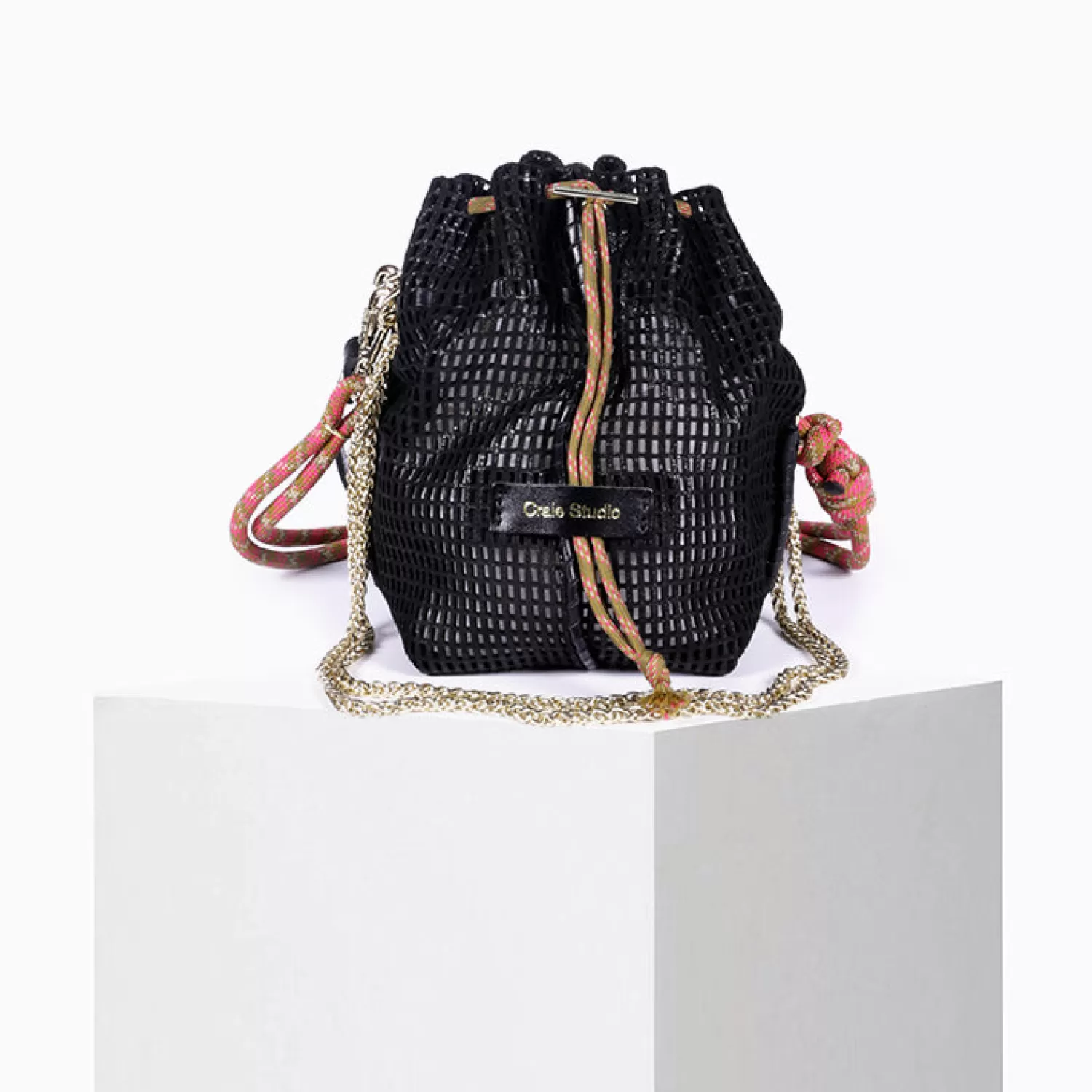 Cheap Craie Studio Sac Bibi métallisé Gotham Noir