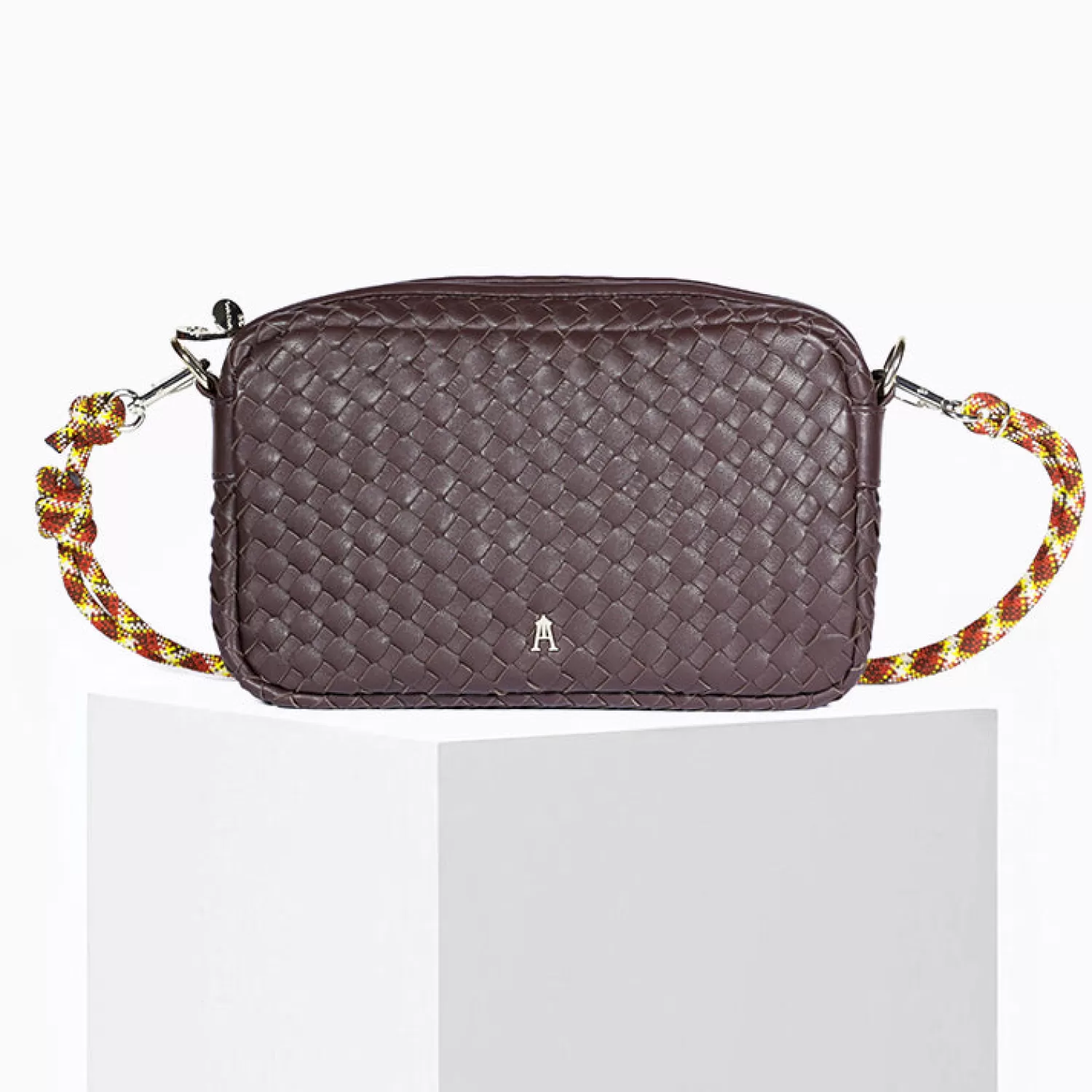 Flash Sale Craie Studio Sac Colorado Tressé Brownie Brun