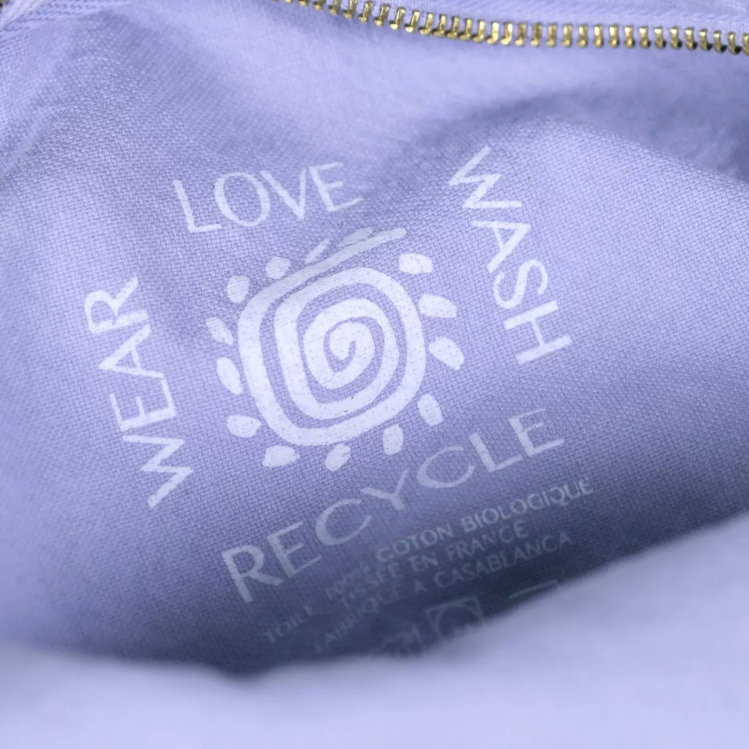 Hot Craie Studio Sac 24H coton Ciel Bleu