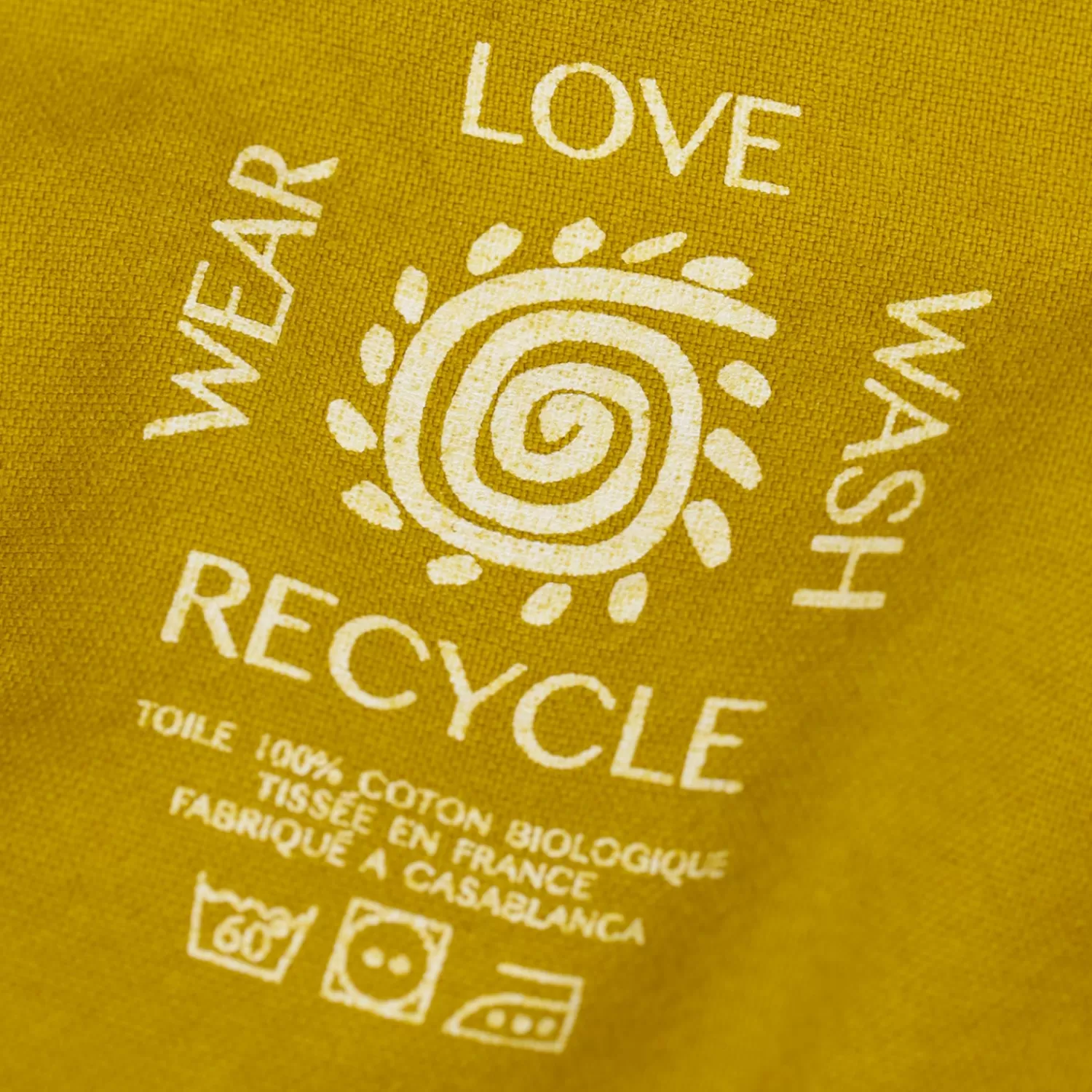 Cheap Craie Studio Sac 24H coton Epices Jaune