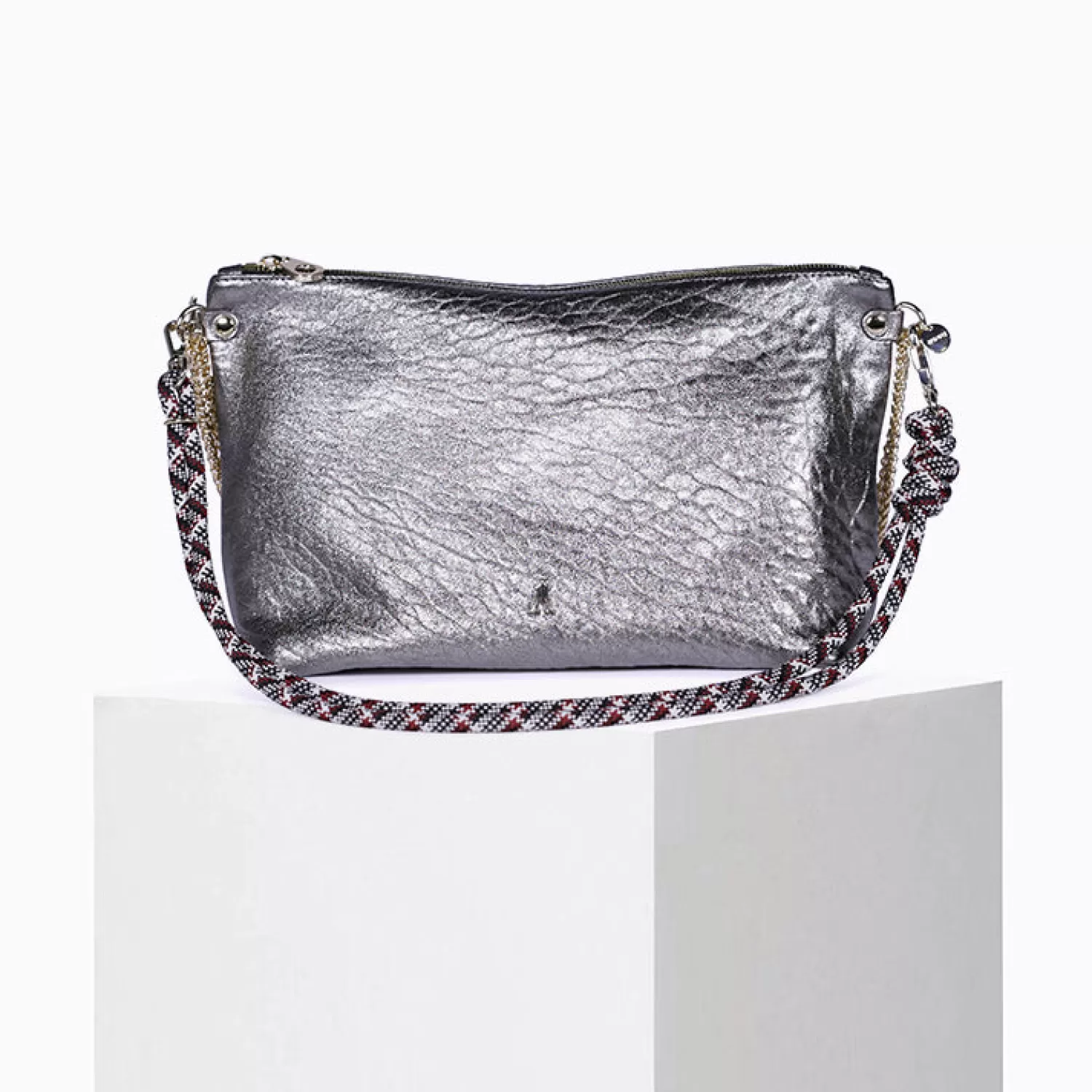 sac_mallow_bubble_mtal_2.webp Outlet Craie Studio Sac Mallow Bubble Métal Argent