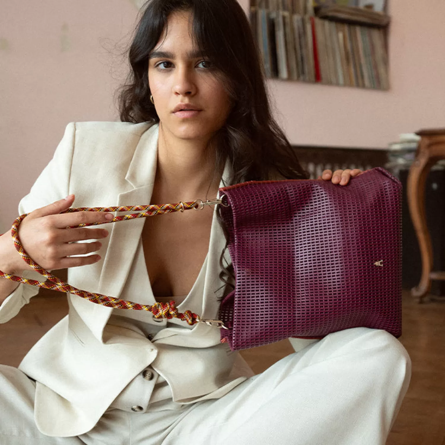 New Craie Studio Sac Mid Berry Violet