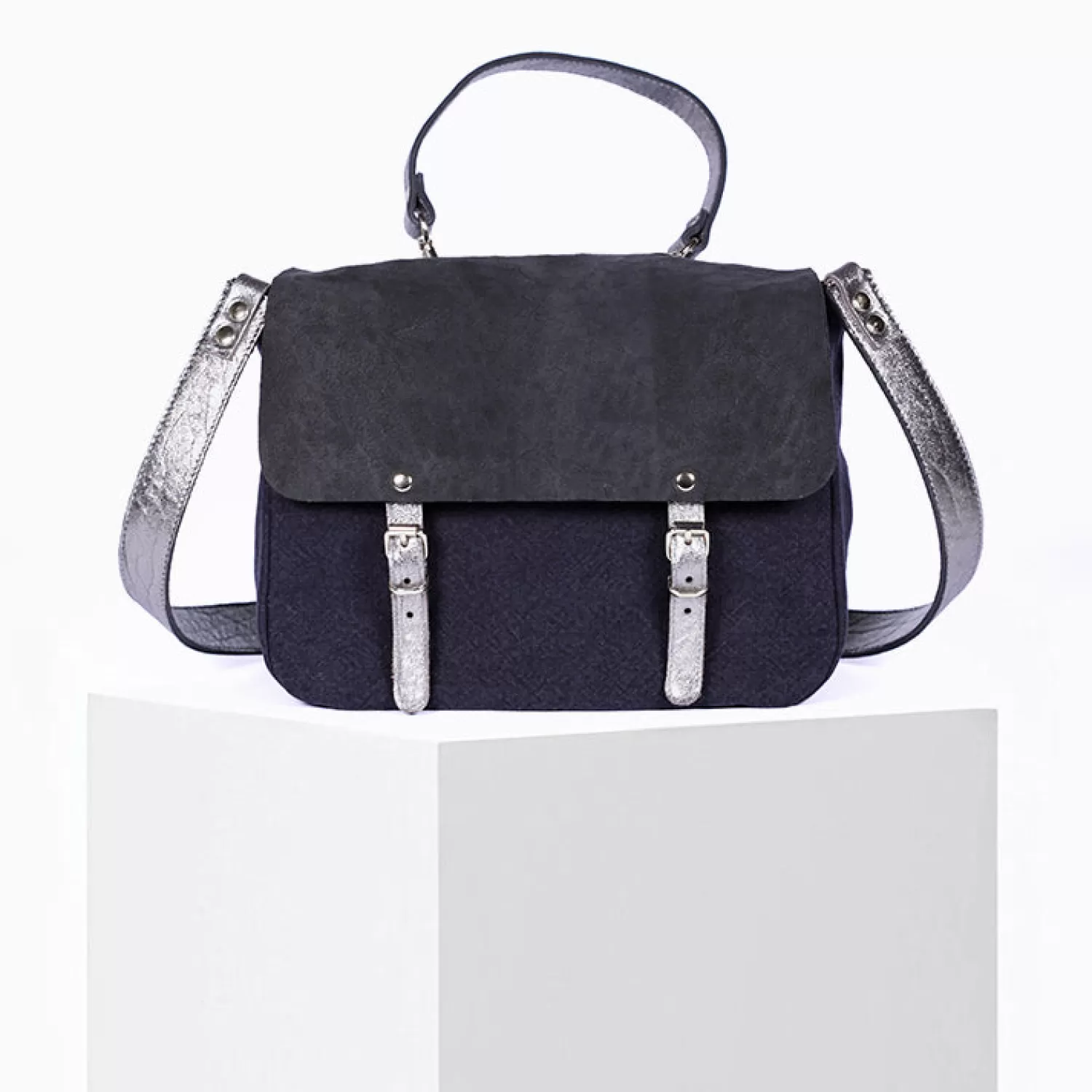 sac_mini_maths_bubble_mtal_2.webp Hot Craie Studio Sac Mini Maths Bubble Métal Argent