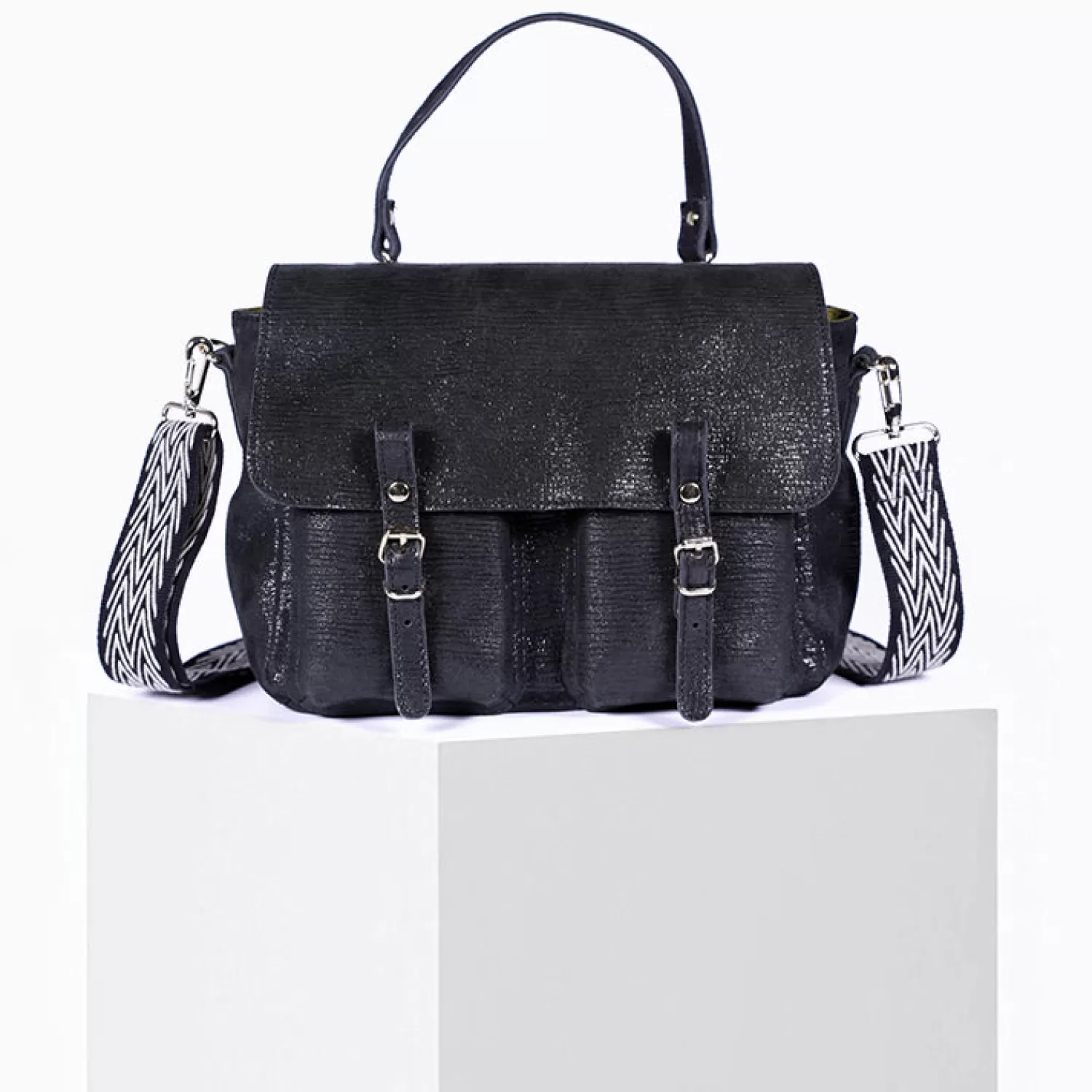 Shop Craie Studio Sac Mini Maths Gotham Noir