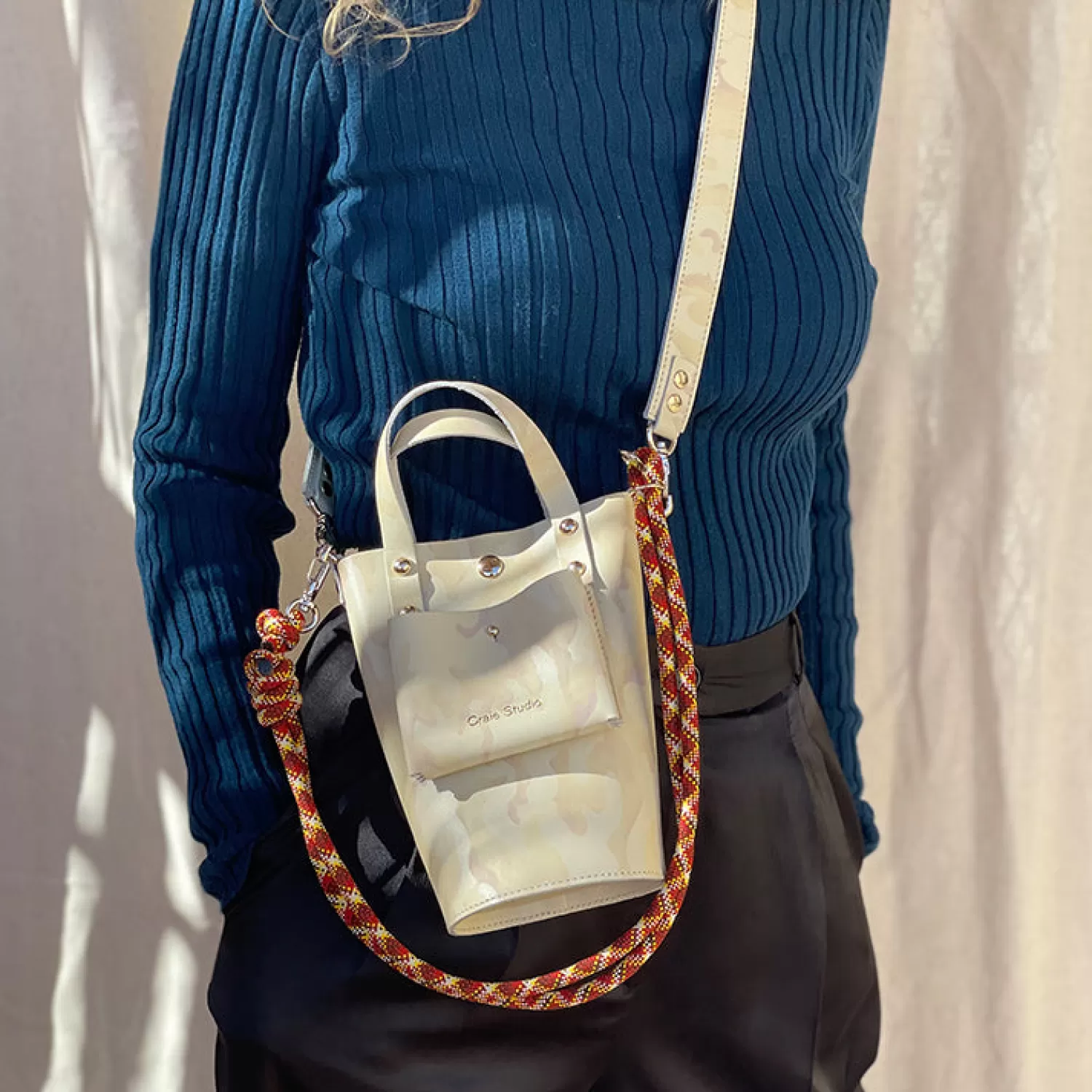 Best Craie Studio Sac seau Nono Écorce Crème Blanc