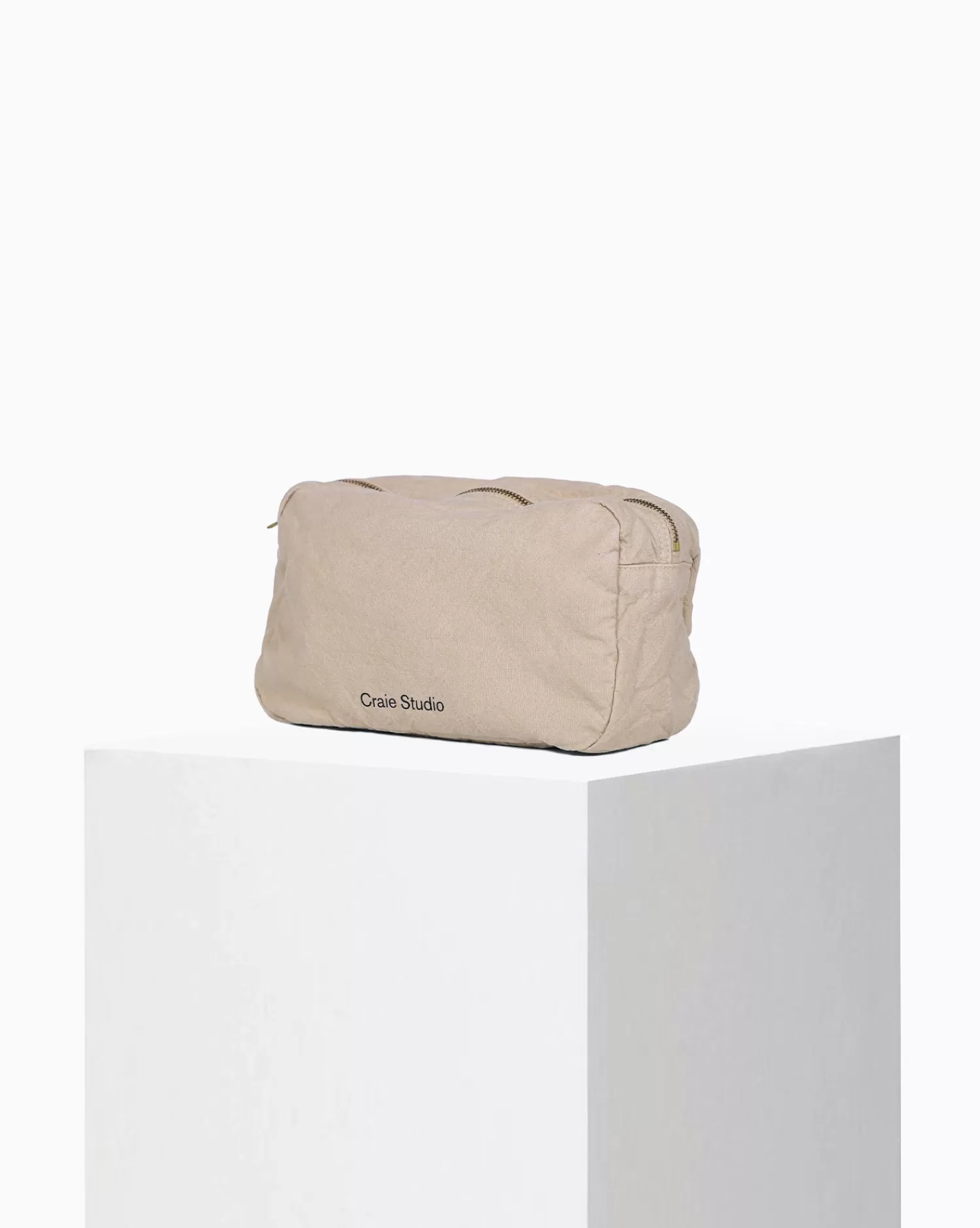 Fashion Craie Studio Trousse coton Ficelle Gris