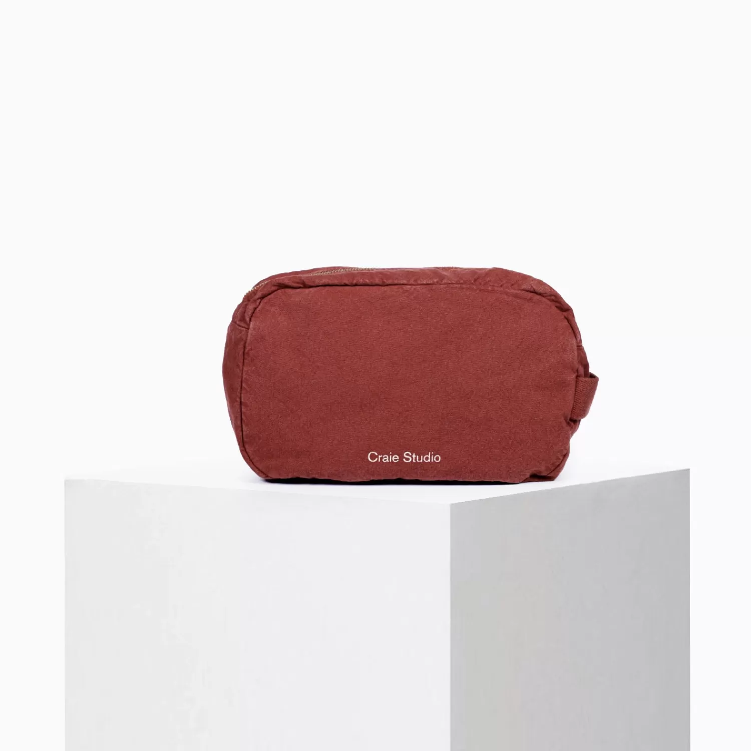 Shop Craie Studio Trousse coton Henné Bordeaux