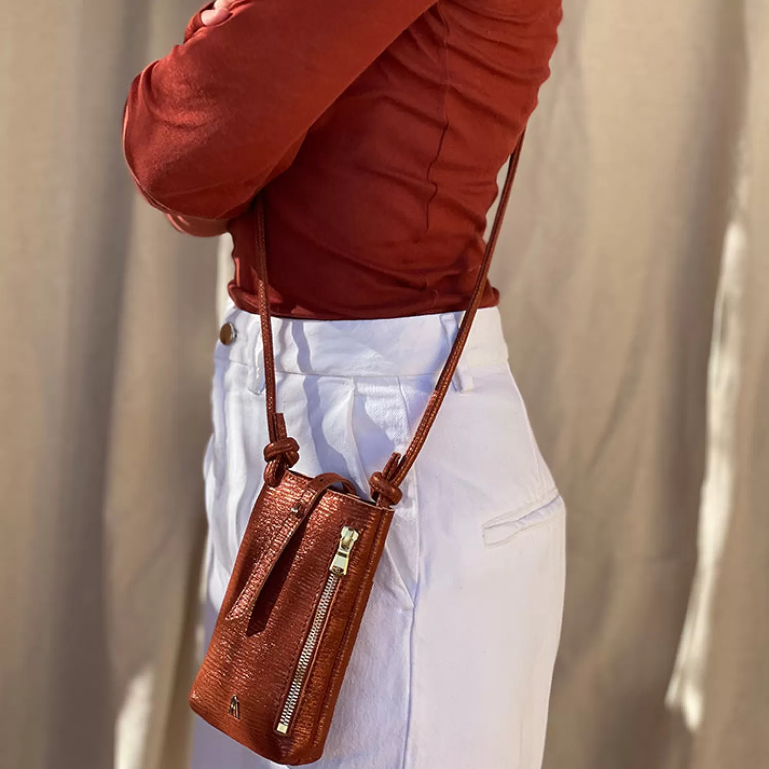 Store Craie Studio Étui Téléphone Grigri Cooper Orange