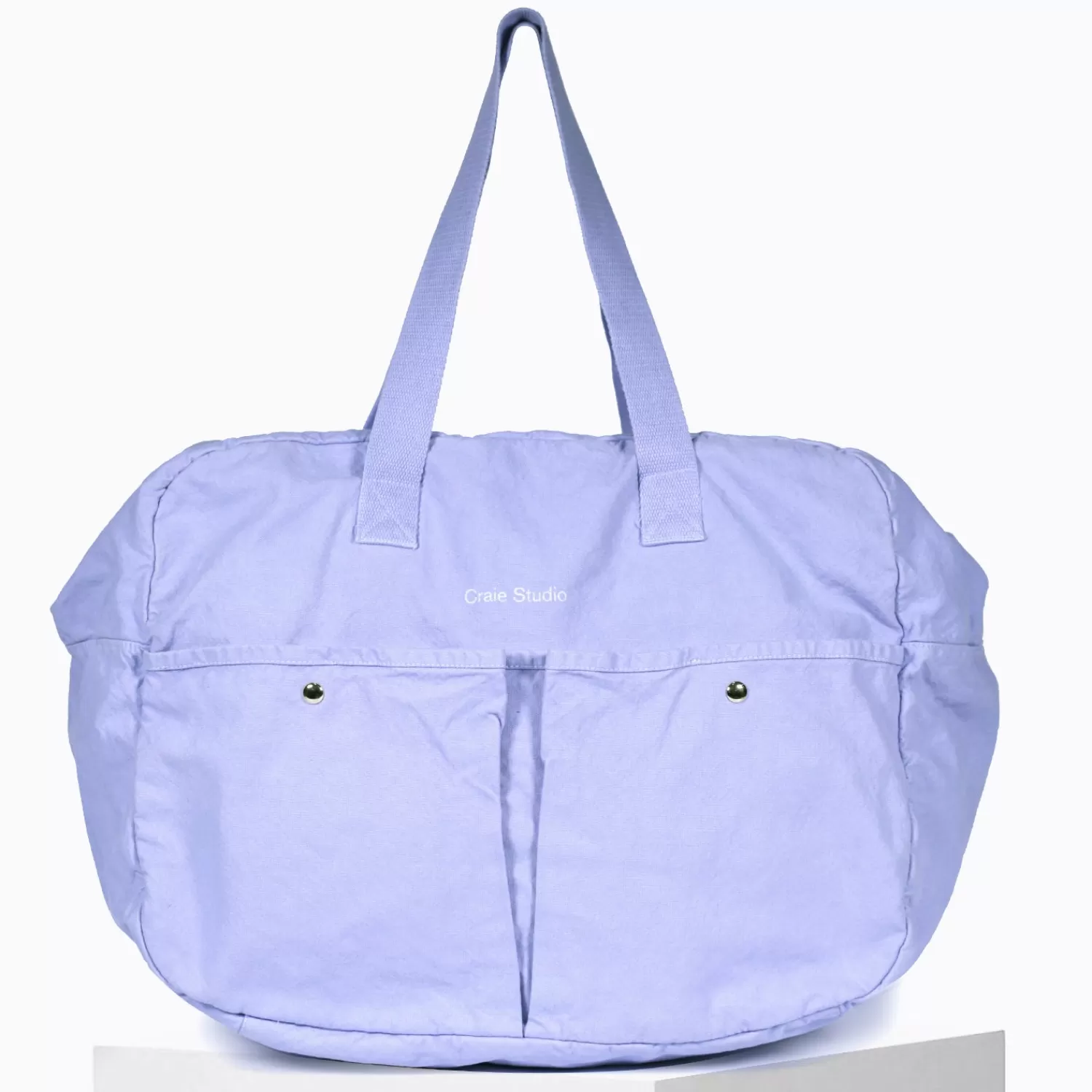 Online Craie Studio Week-end Bag coton Ciel Bleu