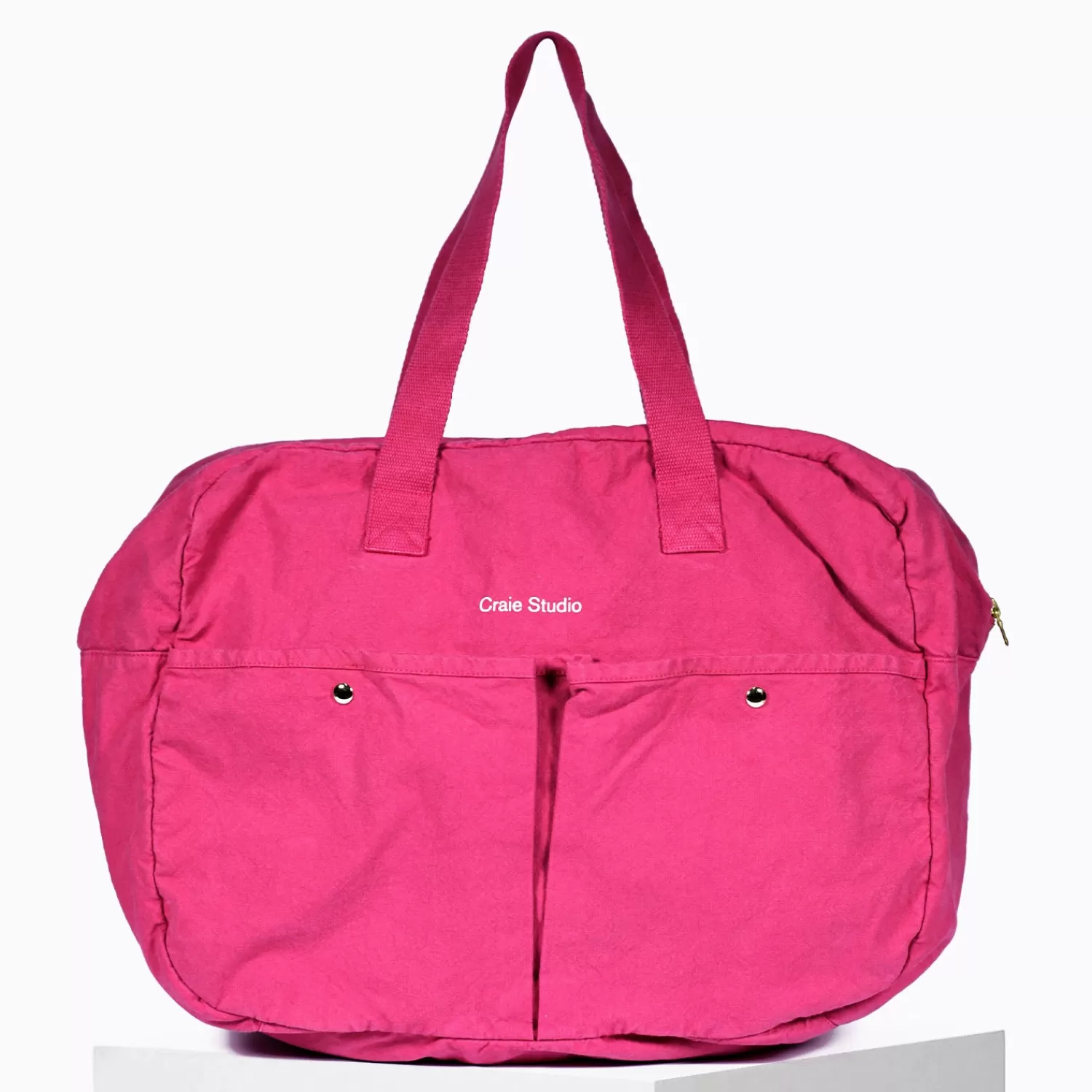 New Craie Studio Week-end bag coton Dahlia Rose