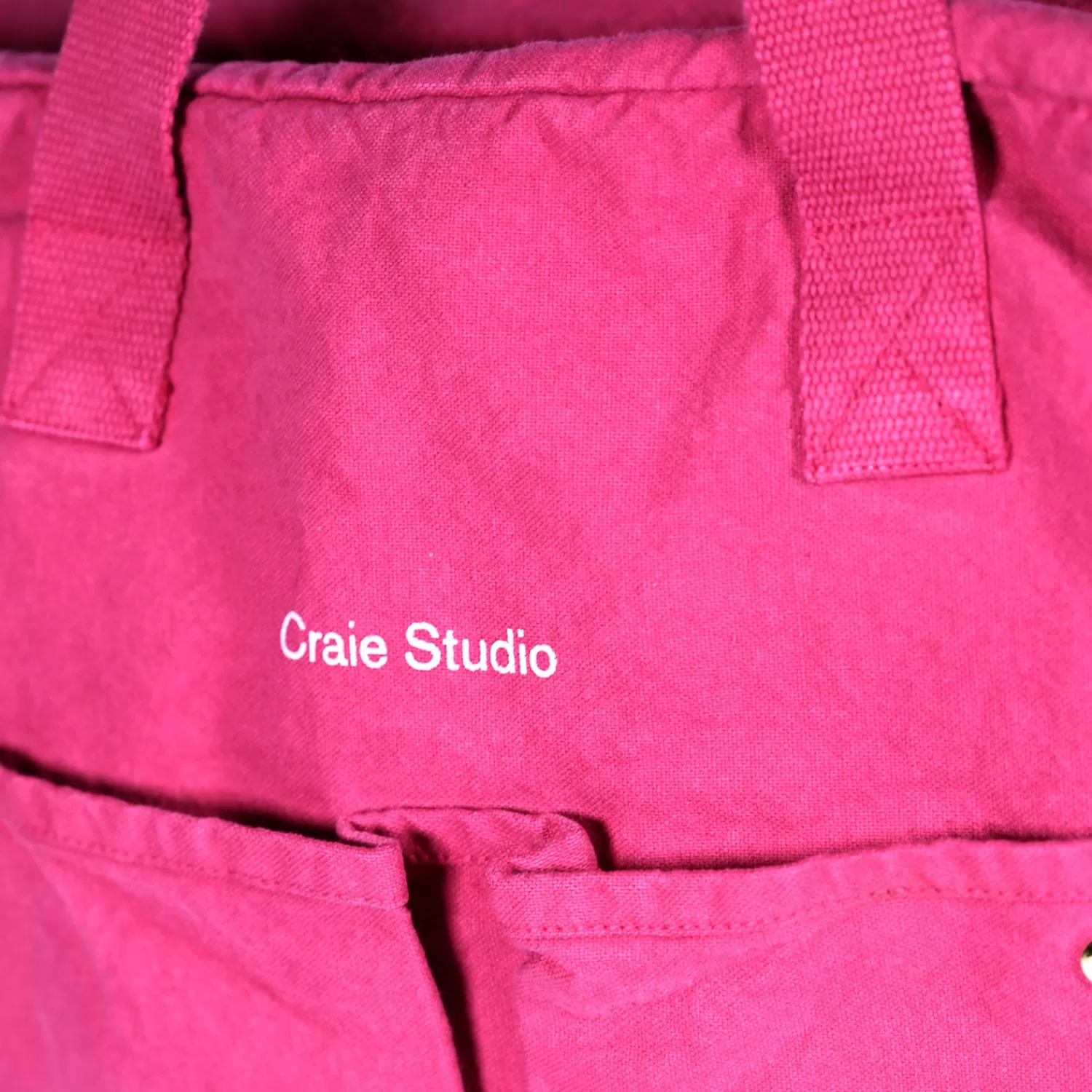 New Craie Studio Week-end bag coton Dahlia Rose
