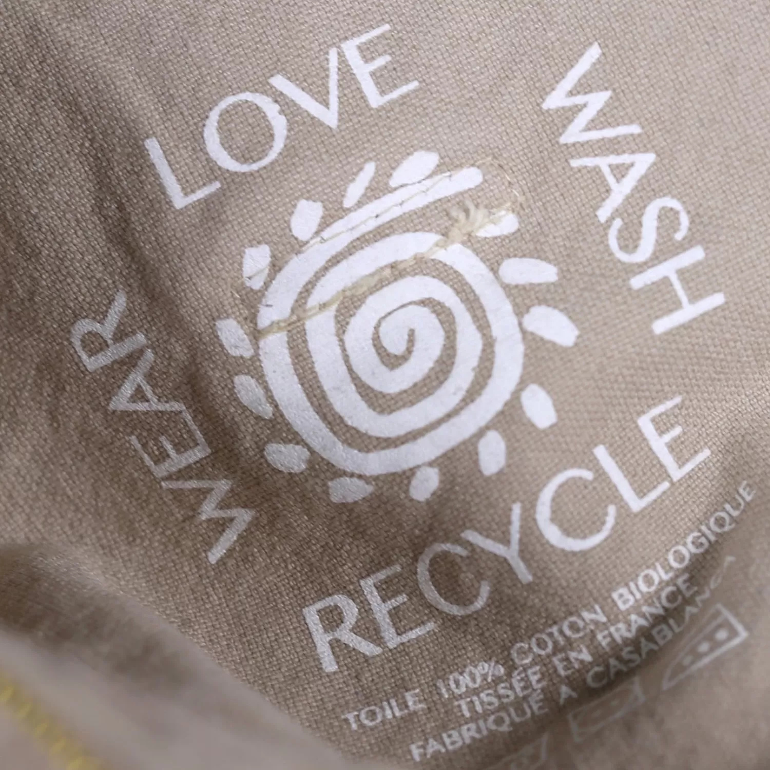 Best Craie Studio Week-end bag coton Ficelle Gris